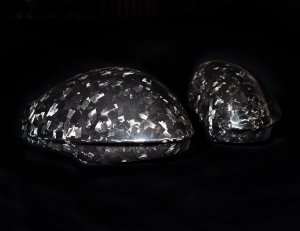 Alfa Romeo Giulia Mirror Covers - Carbon Fiber - Caps - Feroce Carbon - Forged Carbon